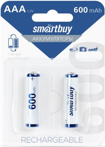 Аккумулятор NiMh Smartbuy AAA/2BL 600 mAh - фото 1 - id-p218606029