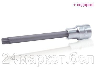 TOPTUL Тайвань Головка 1/2" с насадкой SPLINE M10 удлин. 140мм TOPTUL (BCMD1610)