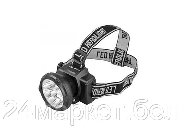 LED5362 Налобный аккумуляторный фонарь черный ULTRAFLASH