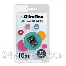 USB Flash Oltramax 70 16GB (черный)