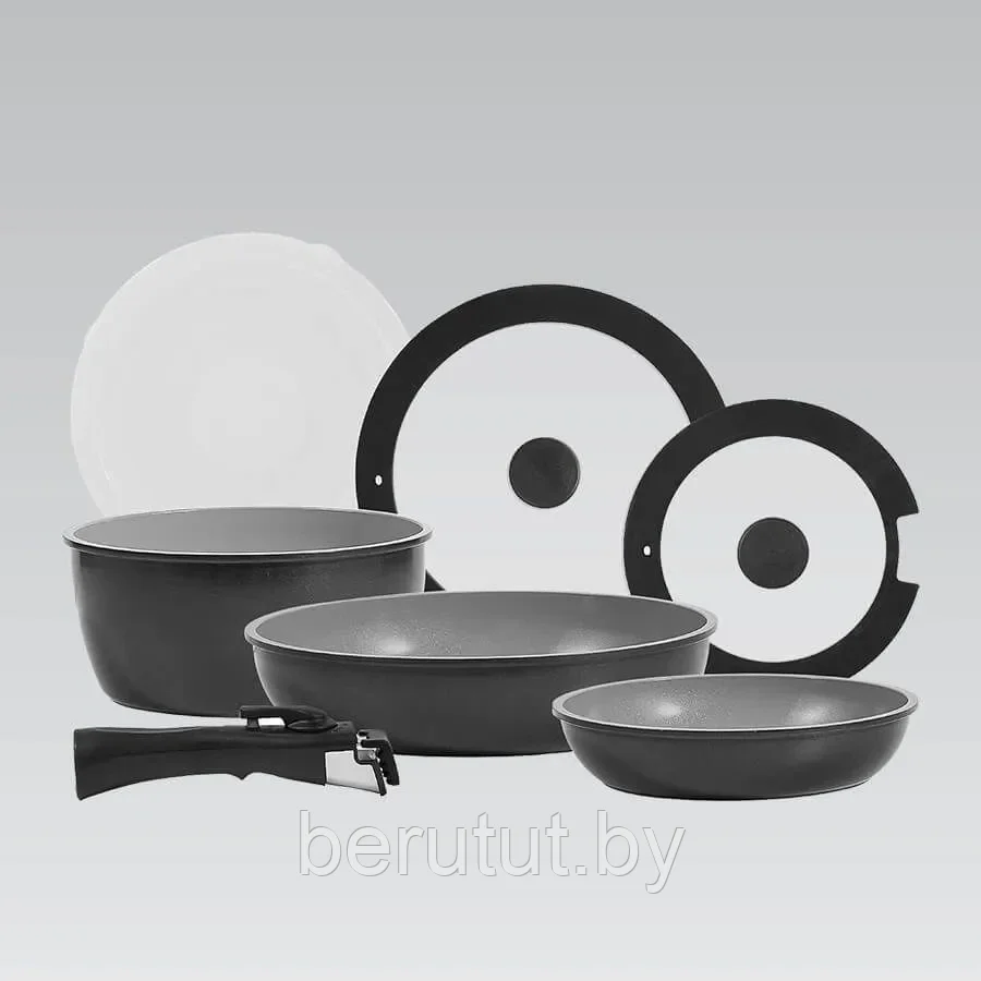 Набор сковород с ковшом Maestro MR-4800-7 7 предметов - фото 3 - id-p218609081