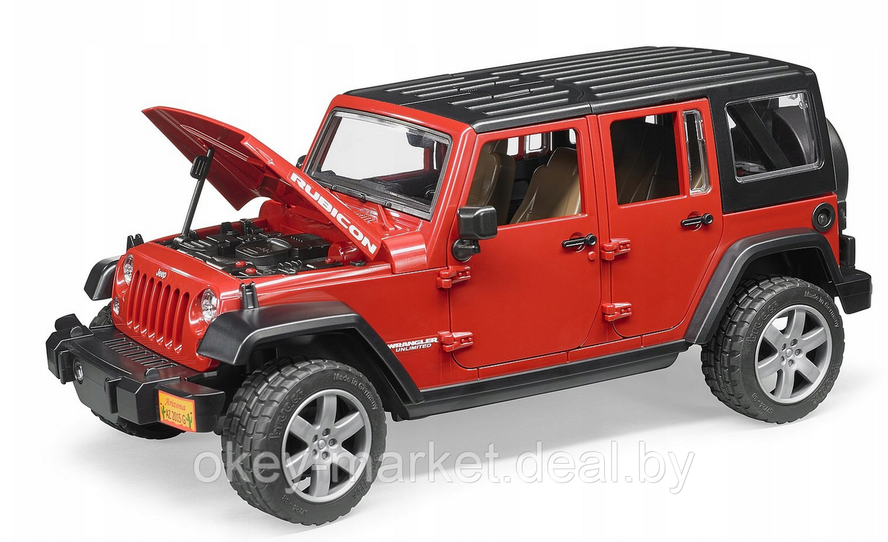 Игрушка Внедорожник Jeep Wrangler Unlimited Rubicon Bruder 02525 - фото 2 - id-p124847941