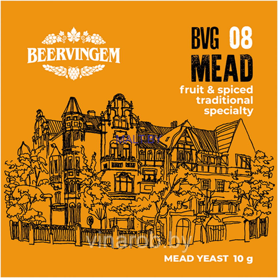 Дрожжи для медовухи Beervingem "Mead BVG-08", 5 г - фото 4 - id-p218609106