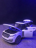 Range Rover (1:24) 22 см металлическая инерционная машинка, фото 2
