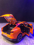Машинка игрушка металлическая Ford Mustang Mach-E масштабная модель 1:24, фото 4