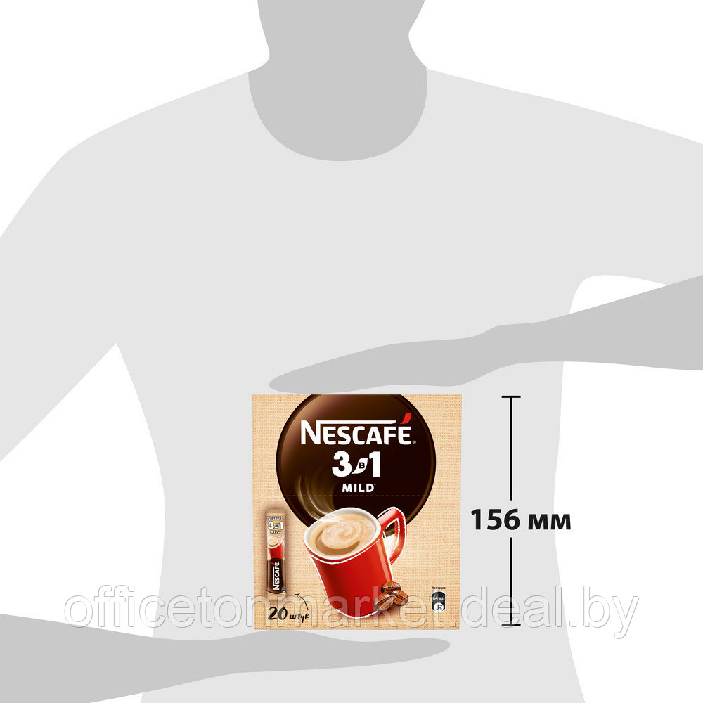Кофейный напиток "Nescafe" 3в1 мягкий, растворимый, 16 г - фото 6 - id-p215072824