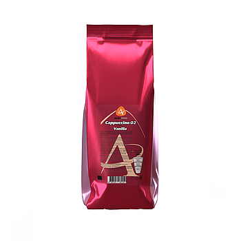 Напиток кофейный растворимый "Cappuccino 02 Classic Vanilla" ТМ "ALMAFOOD", пакет 1кг*8