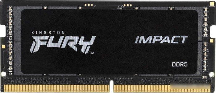 Оперативная память Kingston FURY Impact 8ГБ DDR5 4800 МГц KF548S38IB-8 - фото 1 - id-p218611590