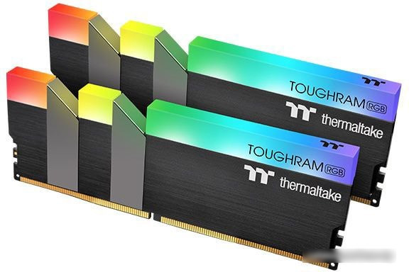 Оперативная память Thermaltake ToughRam RGB 2x16GB DDR4 PC4-28800 R009D416GX2-3600C18A - фото 2 - id-p218611719