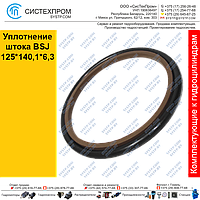 Уплотнение штока BSJ125*140,1*6,3