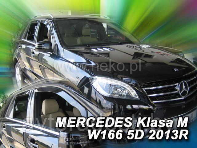 Ветровики вставные для Mercedes-Benz M W166 (2011-) / GLE W292 (2016-2019) [23284] (HEKO)