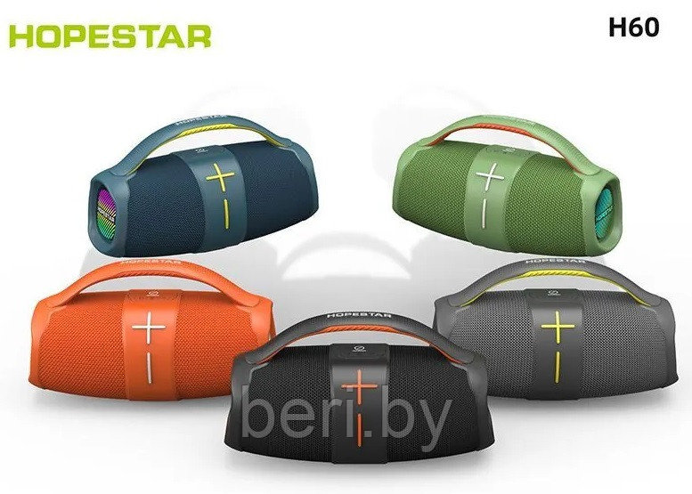 Беспроводная Bluetooth колонка Hopestar H60, блютуз колонка, портативная колонка, мощная колонка, акустическая - фото 2 - id-p218481831