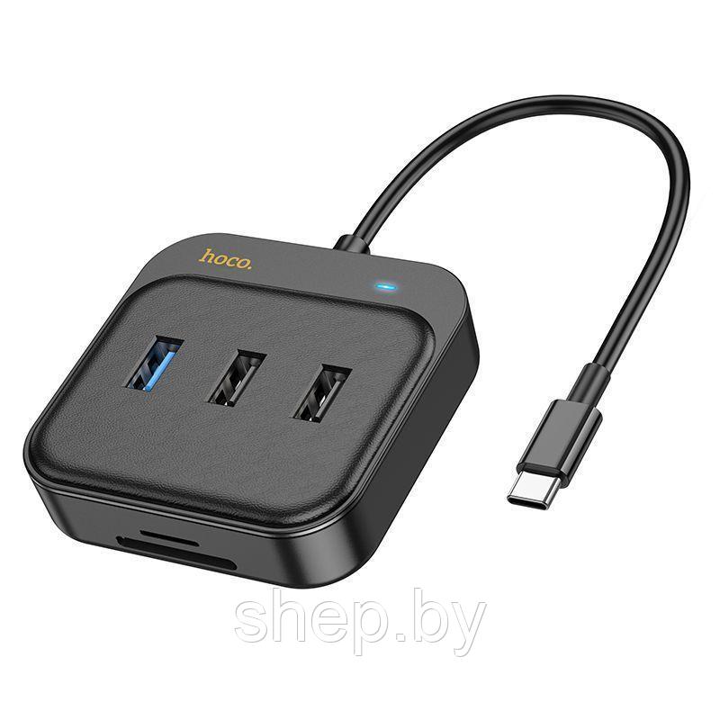 Адаптер Hoco HB38 7 в 1 (HDTV+SD/TF+USB3.0+USB2.0*2+PD100W) - фото 2 - id-p218615447