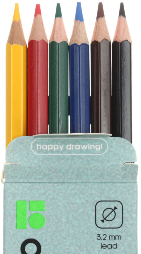 Карандаши цветные Berlingo SuperSoft «Замки» 6 цветов, длина 180 мм