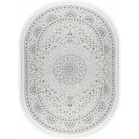 Ковёр овальный Kirmanshah 38860A, размер 80x150 см, цвет cream ckm/white