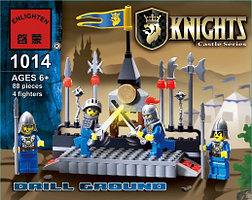 Конструктор Брик Brick Enlighten 1014 "Knights / Рыцари" "Arena / Арена рыцарского турнира" 88 деталей