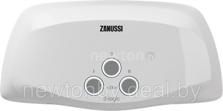 Проточный электрический водонагреватель кран+душ Zanussi 3-logic 3,5 TS