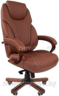 Кресло CHAIRMAN 406 (экопремиум, коричневый) - фото 1 - id-p210927690