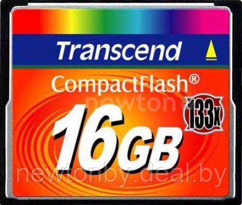 Карта памяти Transcend 133x CompactFlash 16 Гб (TS16GCF133) - фото 1 - id-p216432166