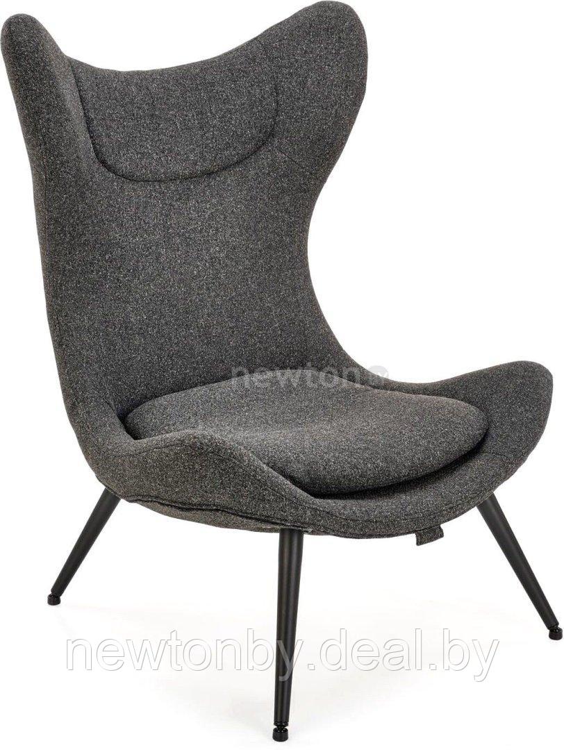 Интерьерное кресло Halmar Atlantis (антрацит/черный) - фото 1 - id-p213534704