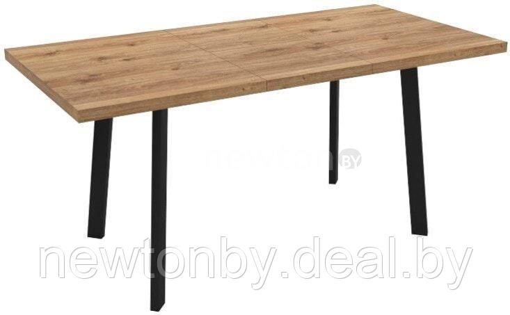 Кухонный стол Listvig Hagen 120 (коричневый/черный) - фото 1 - id-p216342816