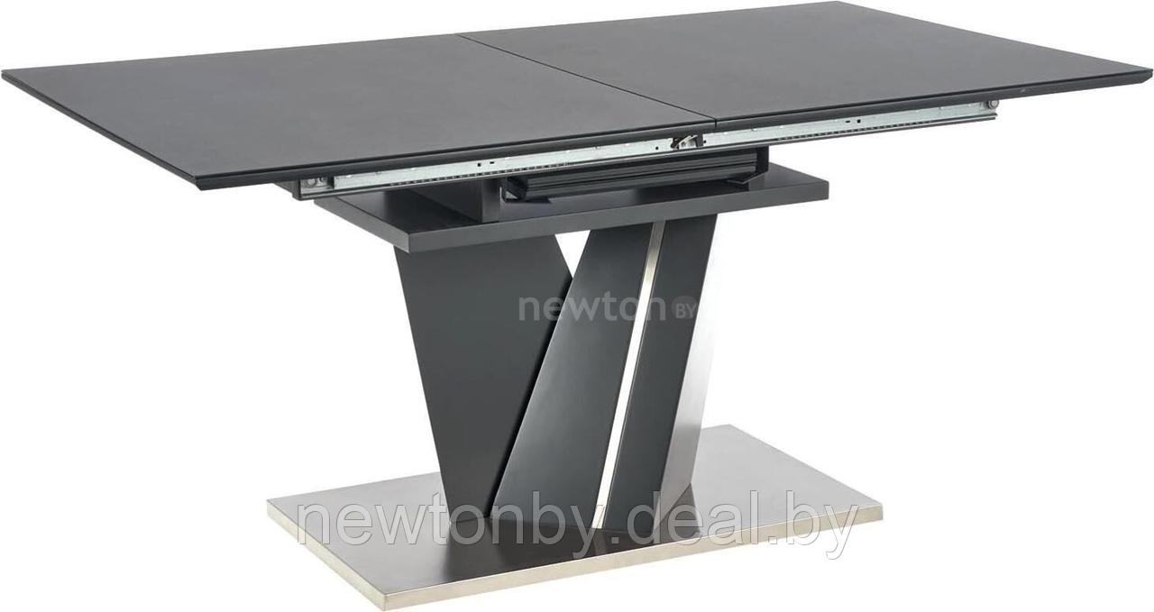 Кухонный стол Halmar Salvador 160-200/90 (темно-серый) - фото 1 - id-p194821434