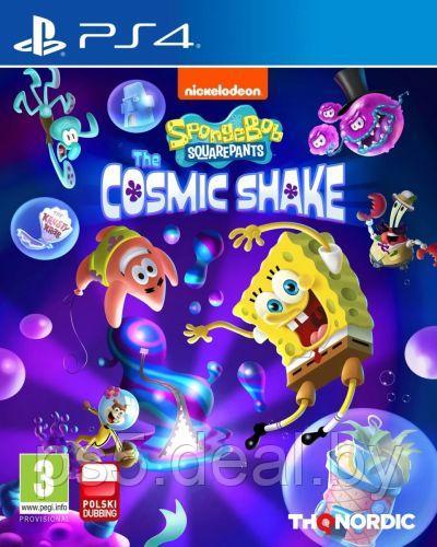 PS4 Уценённый диск обменный фонд SpongeBob SquarePants The Cosmic Shake PS4 / SpongeBob PlayStation 4 - фото 1 - id-p218622237