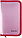 Пенал однокамерный Silwerhof Gems 190*110 мм, розовый, фото 2