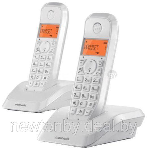 Радиотелефон Motorola S1202 (белый) - фото 1 - id-p218623897