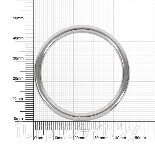 Кольцо №5 разьемн 4,3/39,4/48мм никель роллинг