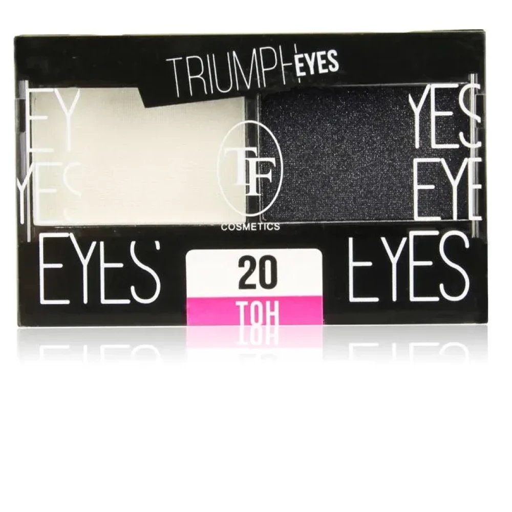 TF тени 2-цв. Triumph Eyes 20 белый и черный 4,5 гр хит - фото 1 - id-p218624593