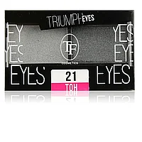 TF тени 2-цв. Triumph Eyes 21 серый и графит 4,5 гр