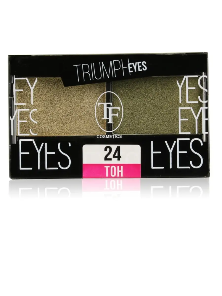 TF тени 2-цв. Triumph Eyes 24 золотая маслина и зеленый тростник 4,5 г - фото 1 - id-p218624597