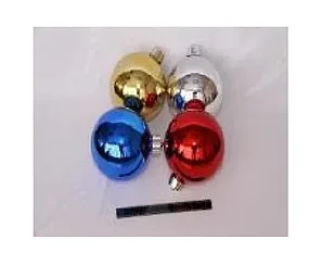 Н/г укр. Шар д/ёлки (синий) D-15 см. 191237