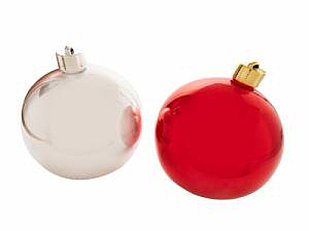 Н/г укр. Шар д/ёлки (серебро) D-25 см. 191336