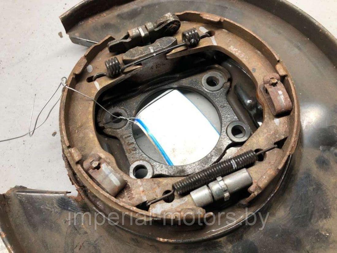 Механизм ручника (стояночного тормоза) Hyundai Sonata (YF) - фото 2 - id-p218624806