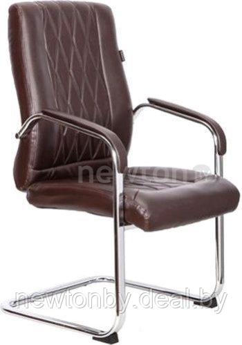 Офисный стул AksHome Дамаск (коричневый) - фото 1 - id-p211423752