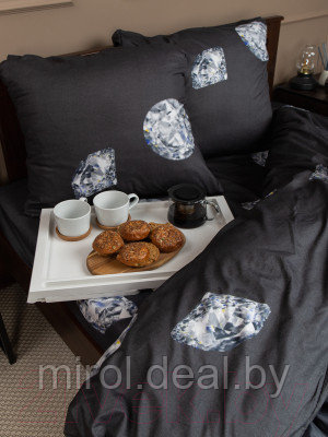 Комплект постельного белья Amore Mio Мако-сатин Black Микрофибра Евро / 93797 - фото 9 - id-p218633137