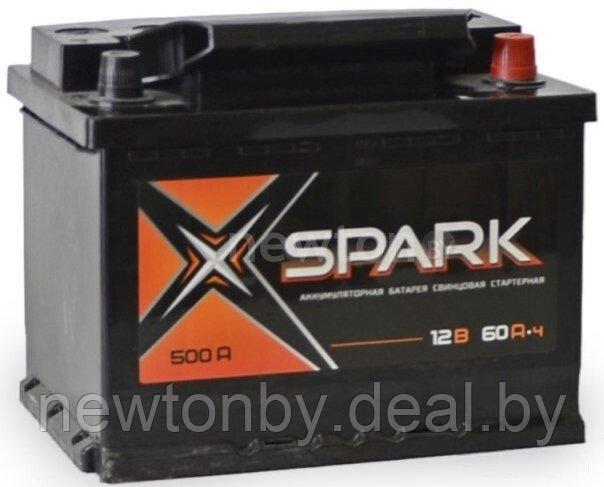 Автомобильный аккумулятор Spark 500A (EN) L+ SPA60-3-L (60 А·ч) - фото 1 - id-p218632948