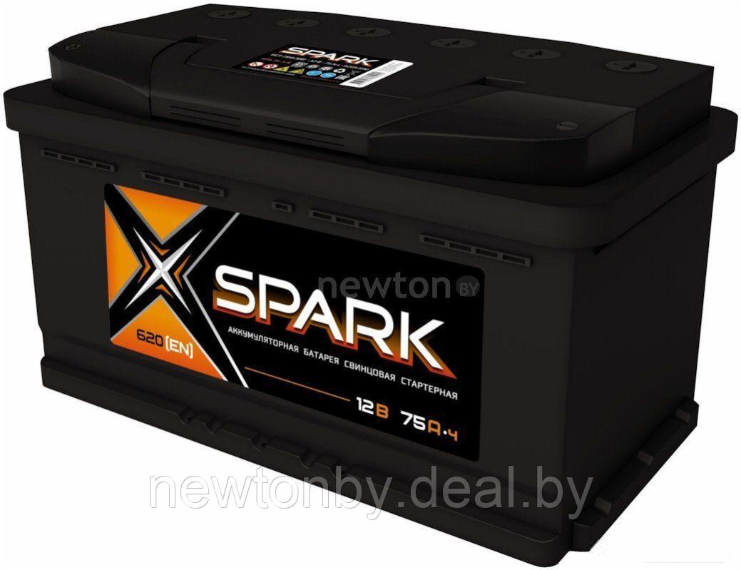 Автомобильный аккумулятор Spark 620A (EN) L+ SPA75-3-L (75 А·ч) - фото 1 - id-p218632950