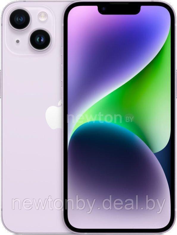 Смартфон Apple iPhone 14 256GB (фиолетовый) - фото 1 - id-p209709486