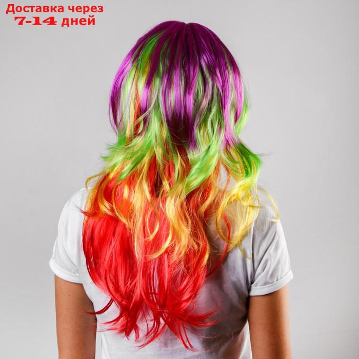 Карнавальный парик "Цветной", 120 г - фото 2 - id-p218619269