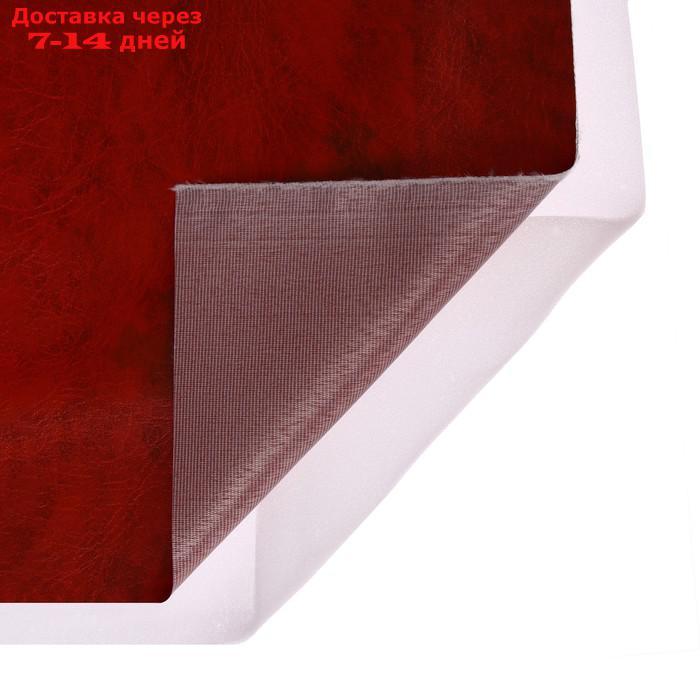 Комплект для обивки дверей 110 × 205 см: иск.кожа, поролон 5 мм, гвозди, струна, рыжий, "Рулон" - фото 3 - id-p218620228