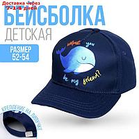 Кепка детская Whale, рр 54см