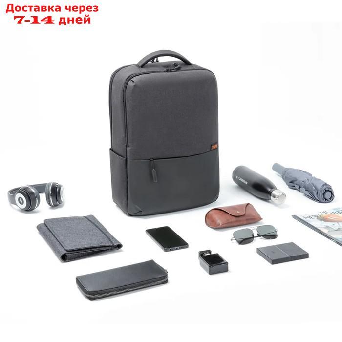 Рюкзак для ноутбука Xiaomi Commuter Backpack (BHR4903GL), до 15.6", 2 отделения, 21 л, серый - фото 4 - id-p218621436