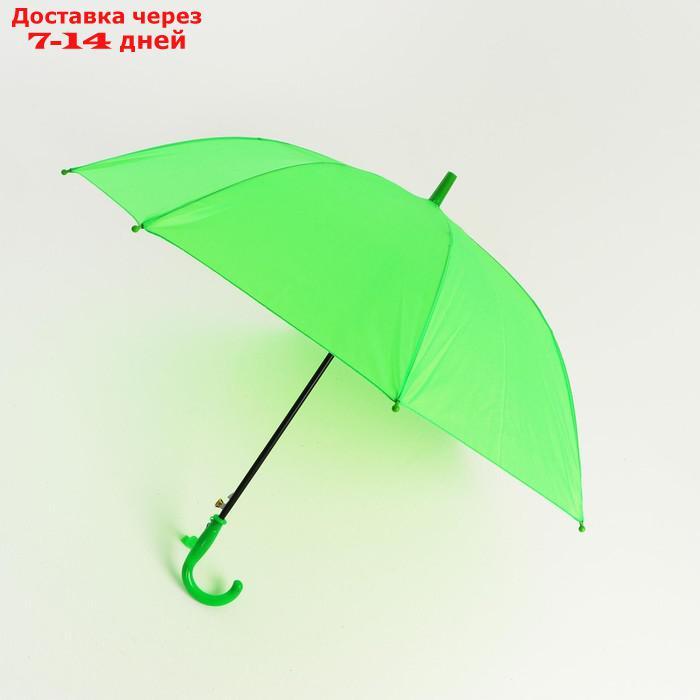 Зонт детский полуавтоматический d=86 см, цвет зелёный - фото 3 - id-p218619480