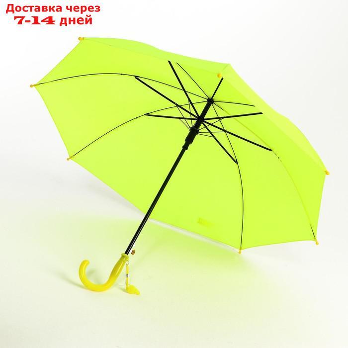 Зонт детский полуавтоматический d=90см, цвет лимонный - фото 5 - id-p218619481