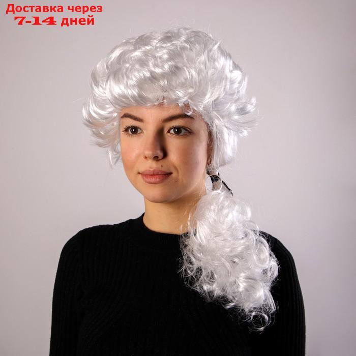 Карнавальный парик "Граф", 110 г, длина парика 47 см - фото 1 - id-p218620542