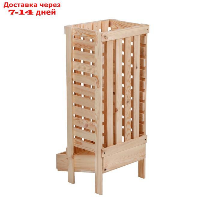 Ящик для овощей, 30 × 40 × 100 см, деревянный - фото 4 - id-p218620552