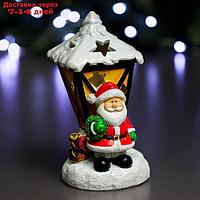 Фигура с подсветкой "Дед Мороз фонарь" 9,5х10х17,5см